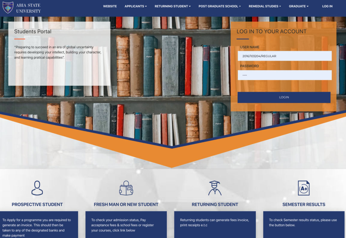 Abia State University Portal